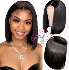 So Stuck Up Bob Wig Human Hair 13x4 Bone Straight Lace Front Human Hair Wigs For Women 6x6 4x4 5x5 Lace Closure Wig Perruque Bob